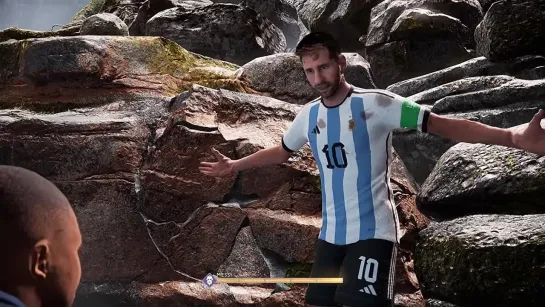 Messi fights Mbappé in God of War! - Argentina VS France World Cup 2022 Finale.webm