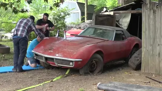 1968 Corvette 427 Big Block Barn Find Rescue.mp4