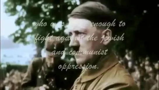 AMAZING ADOLF HITLER TRIBUTE IN COLOUR