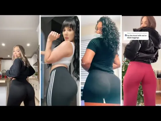 Small waist , Pretty Face With A Big Bank ,TikTok Challenge Compilation