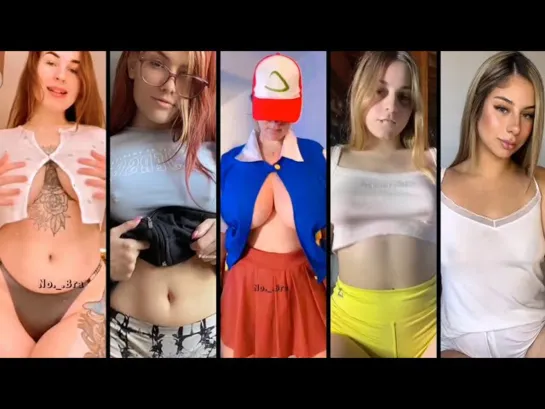 No bra TikTok Challenge 🍒😱😱 Compilation I 2023