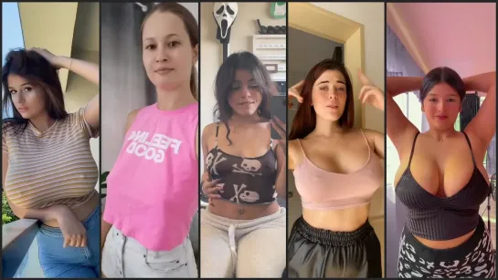 No Bra TikTok Challenge 🍒😱😱 Compilation I 2023