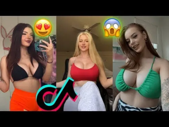 TikTok Busty Babes Big Boobs Compilation 100 - Smack Transition Outfit Challenge