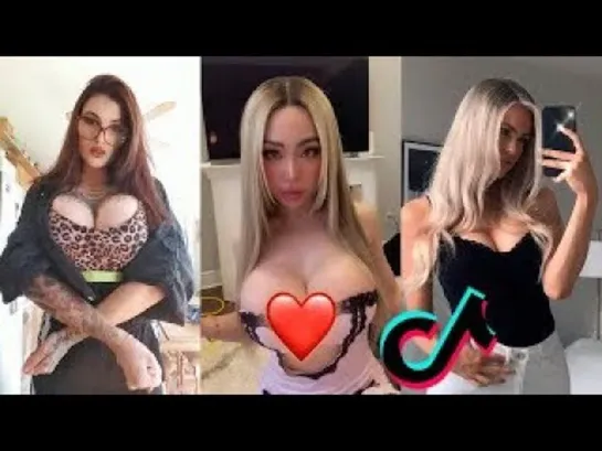 TikTok Busty Babes Big Boobs Compilation 109 - Smack Transition Outfit Change Challenge