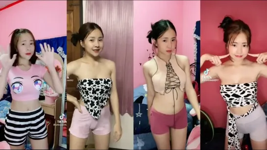 Cute Thailand girl Thanittaya Rattanapanjak dance in TikTok #3