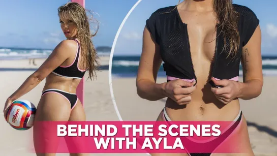 Beach Babe_ Ayla Makes Waves In A HOT  Sporty Active Swim Bikini!