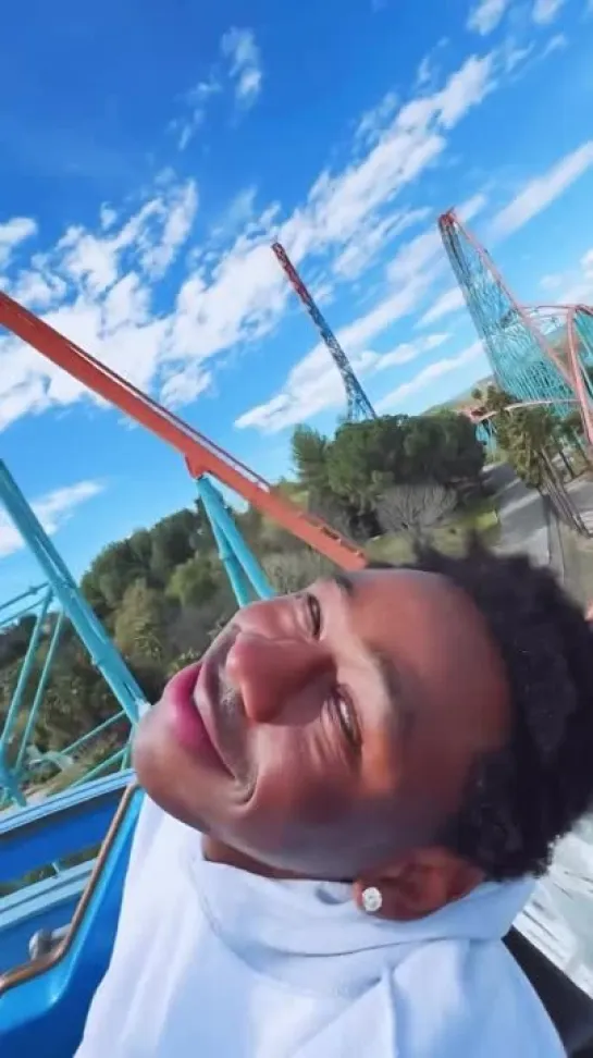 Tyler, The Creator with friends enjoys life🎢