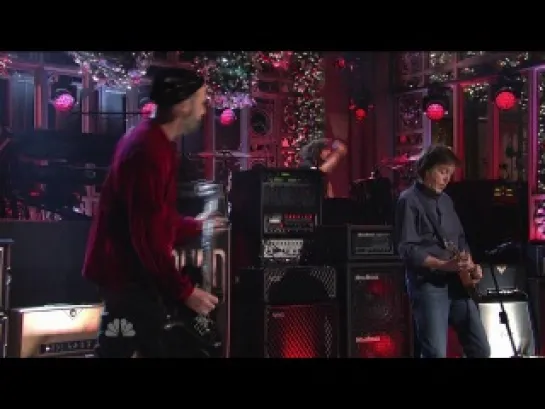 Paul McCartney with Dave Grohl, Krist Novoselic and Pat Smear - Cut Me Some Slack (NBC Studios, New York, NY, 15.12.2012)