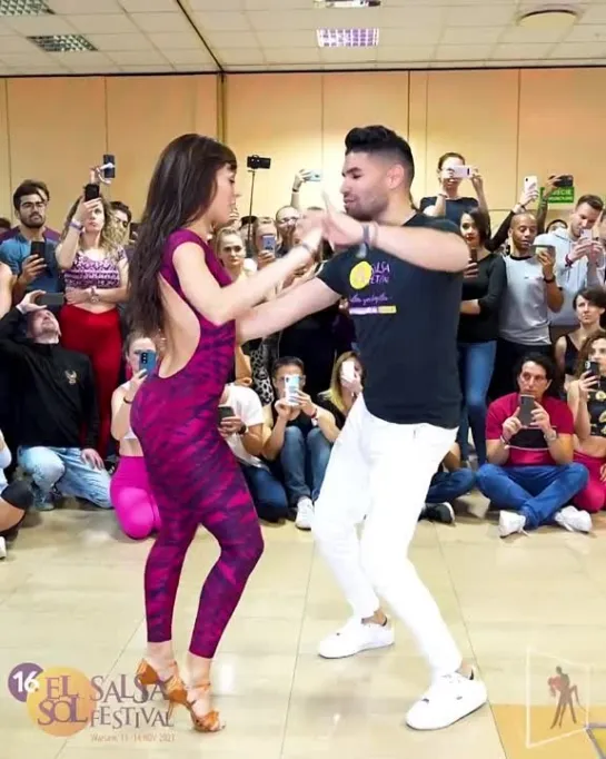 Marco & Sara - Bachata workshop _ El Sol Warsaw Salsa Festival 2021