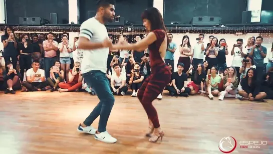 A pesar de la Dema - Don miguelo ft Anthony Santos , Marco y Sara Style _ Bachata workshop singapur