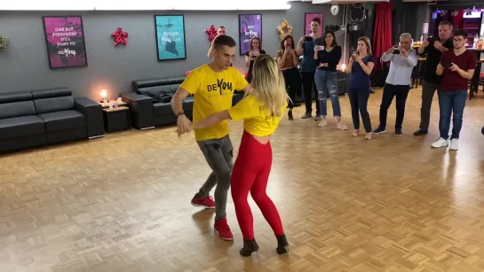 Marius&Elena Bachata Workshop 3 , Geneva 2020, Loose you to love me