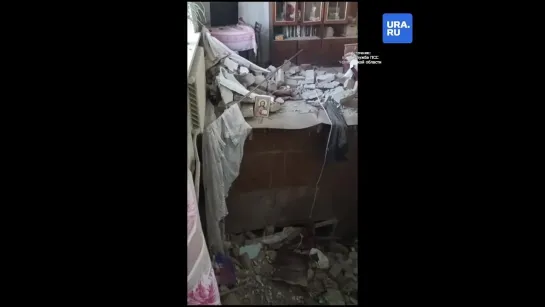 Появилось видео из квартиры в Троицке, где обрушились стены и пол