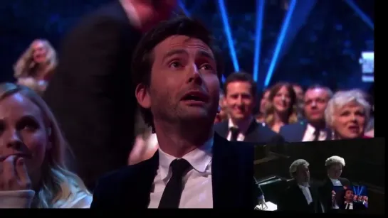 David Tennant reacts to receiving a 'Special Recognition' award