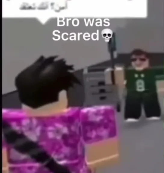 Bro was scared