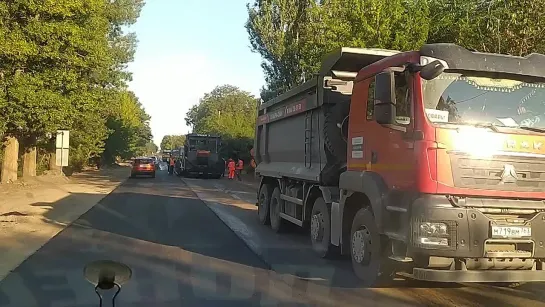 📹 Ремонт дороги на Харцызской объездной