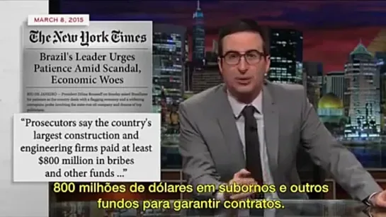 Programa de TV americano satiriza corrupção na Petrobras e protestos - Notícias - Política