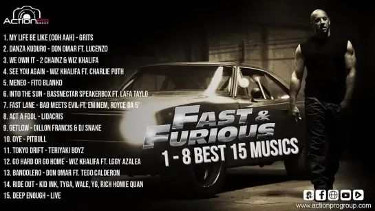 Fast & Furious 1 8 Top 15 Best Music fast and furious