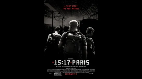 Поезд на Париж The 15:17 to Paris 2018г