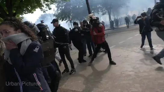 Paris May Day protest turns ugly as police clash with protesters