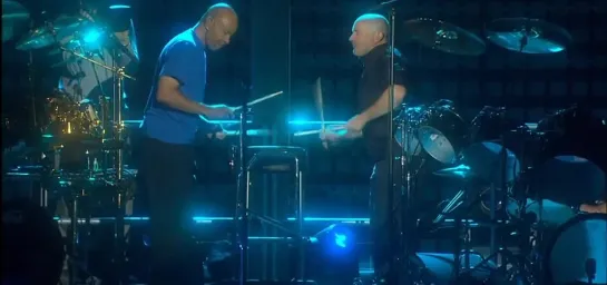 Phil Collins and Chester Thompson