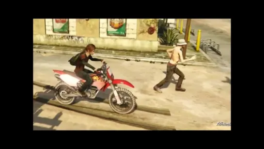 Элли Жестоко убивает людей +18 The Last Of Us. GTA 5.