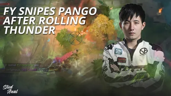 Fy snipes Pangolier after Rolling Thunder