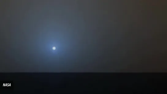 NASA's Vine Shows Incredible Blue Sunset On Mars