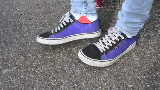 Shaun's Vans, socks & feet