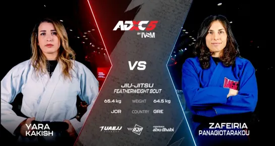 Yara Kakish vs Zafeiria Panagiotarakou - Prelim card - ADXC 5