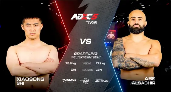 Xiasong Shi vs Abe Alsaghir - Prelim card - ADXC 5