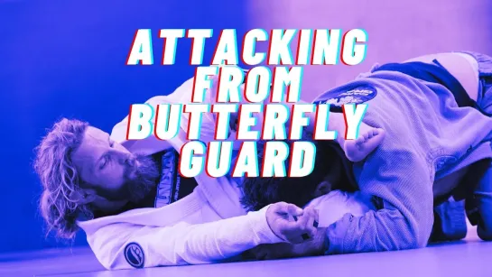 Adam Wardzinski - Attacking from Butterfly Guard - Clamp Triangle Choke