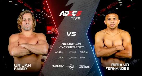 Urijah Faber vs Bibiano Fernandes - Grappling Main Event - ADXC 5