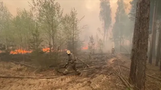 Пожар по ялуторовскому тракту.