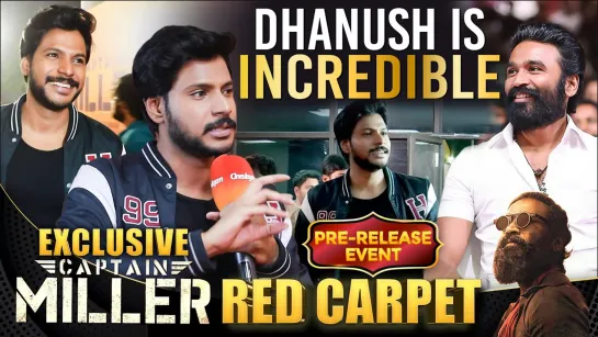 Sundeep Kishan Speech at Captain Miller Pre Release Event Red Carpet / 03.01/2024