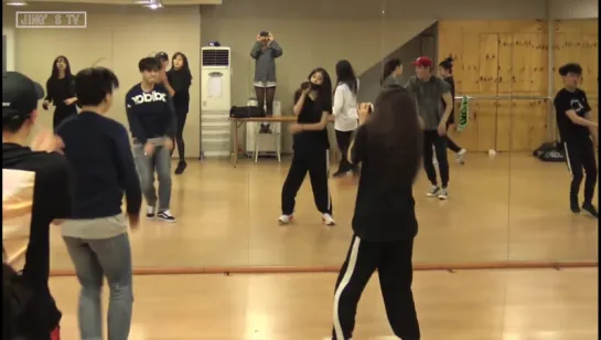 [MAKING] T-ARA - Baddest Female - Dance practice (Jiyeon Focus)