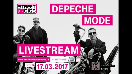 Depeche Mode - Spirit Tour, live stream in 360°, Funkhouse, Street Gigs, Berlin