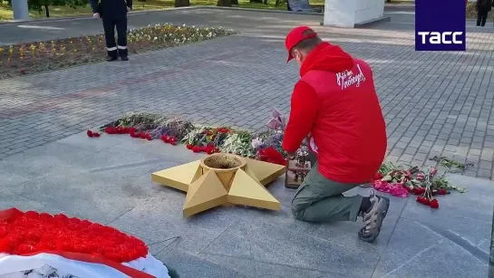 В Мелитополе зажгли Вечный огонь.