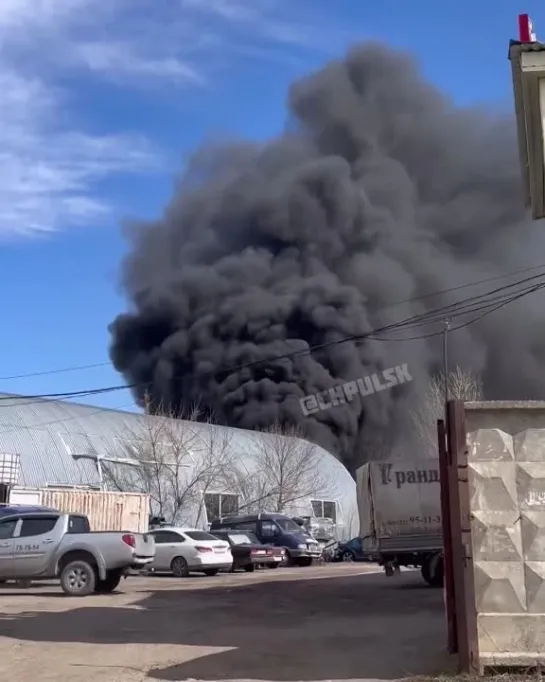 Горят покрышки в Новом городе