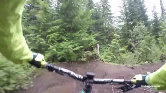 Mountain Biking the lower Whistler Bike Park