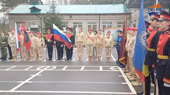 Открытый региональный смотр-конкурс Почетных караулов в центре патриотического воспитания Соснового Бора