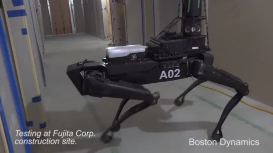 Spot Robot Testing at Construction Sites