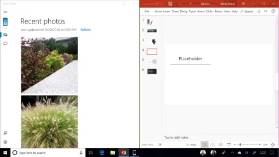 Windows 10 October 2018 Update - Your Phone app