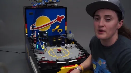 Bennys Spaceship Adventure, A Pinball Machine Made From LEGO