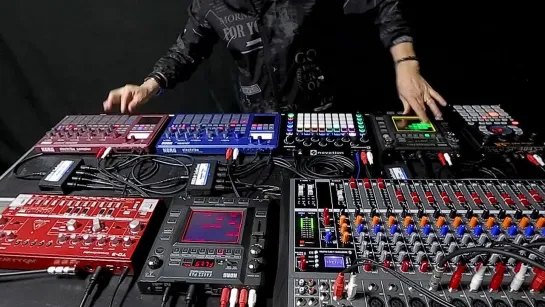 ACID TECHNO JAM 140BPM _ electribe VS TD-3 ACID BASE SOUND _ GROOVE BOX MACHINE