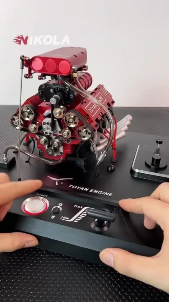 V8 Miniature Engine Model