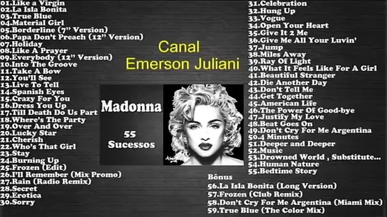 MADONNA-55 Sucessos