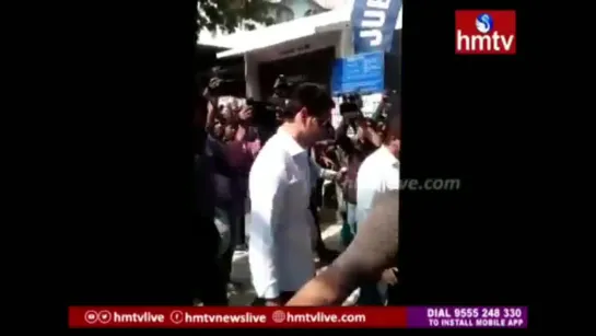 Superstar casts his vote at jubilee hills - TelanganaElections2018