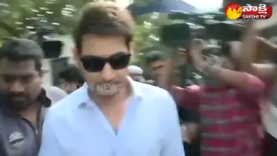 Superstar @urstrulyMahesh casts his vote - - TelanganaElections2018 TelanganaElections Maharshi