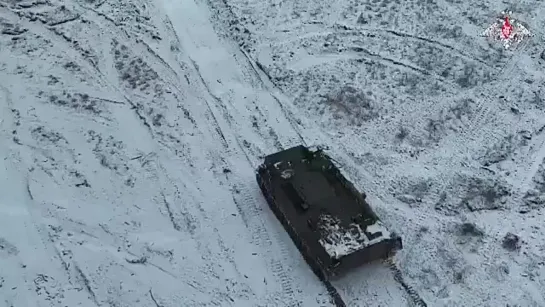 На полигоне в тыловом районе СВО экипажи мотострелков Центрального военного округа.