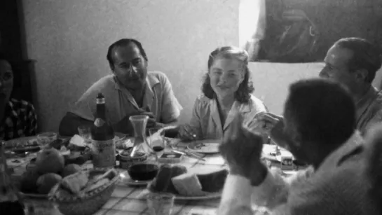 Jag är Ingrid, 2015 - A letter to Rossellini (Ingrid Bergman and Roberto Rossellini during the filming of Stromboli, c. 1949)